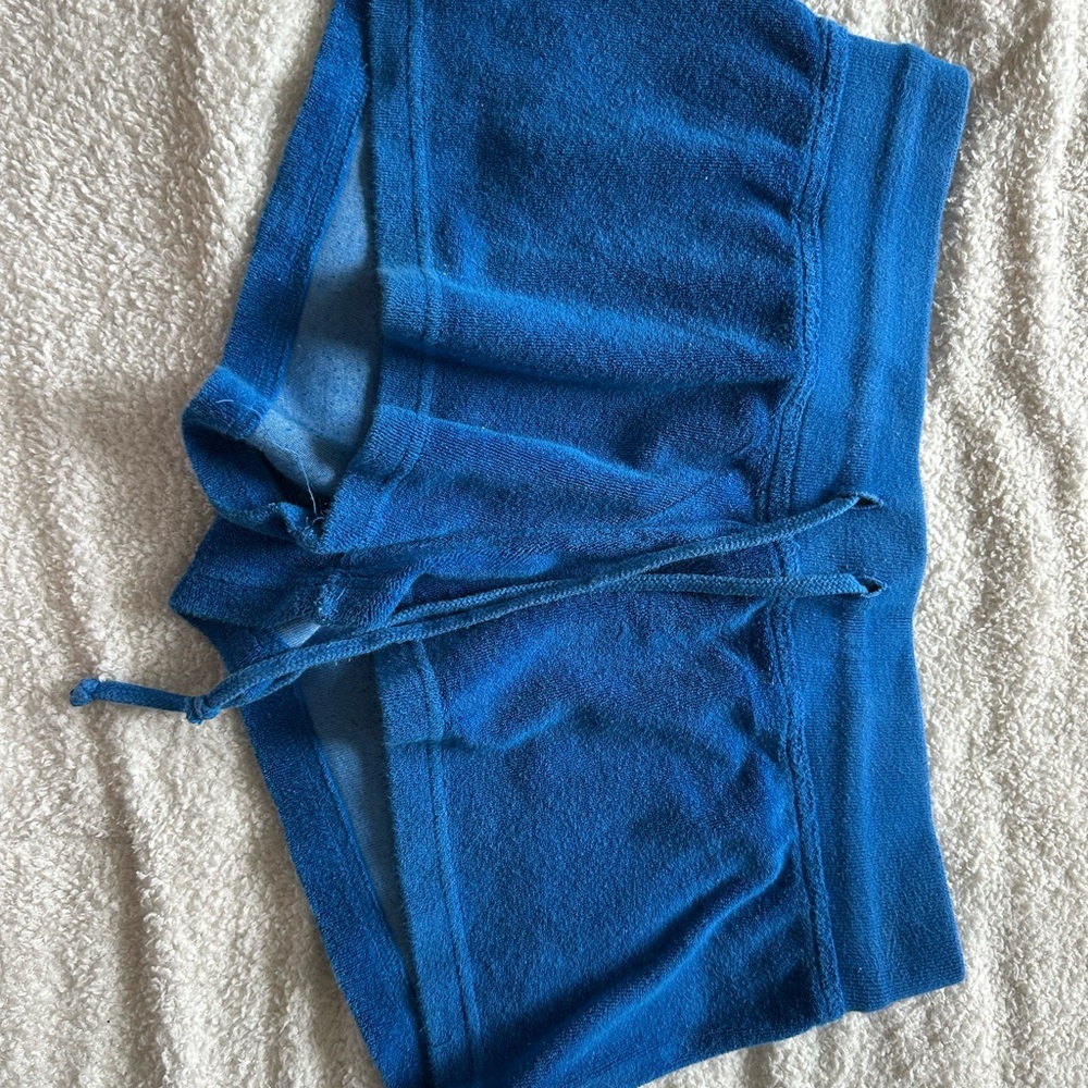 Hard Tail Blue Athletic Shorts with Relaxed Fit